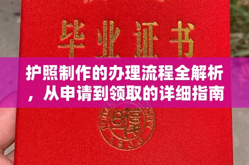 香洲护照制作的办理流程全解析，从申请到领取的详细指南